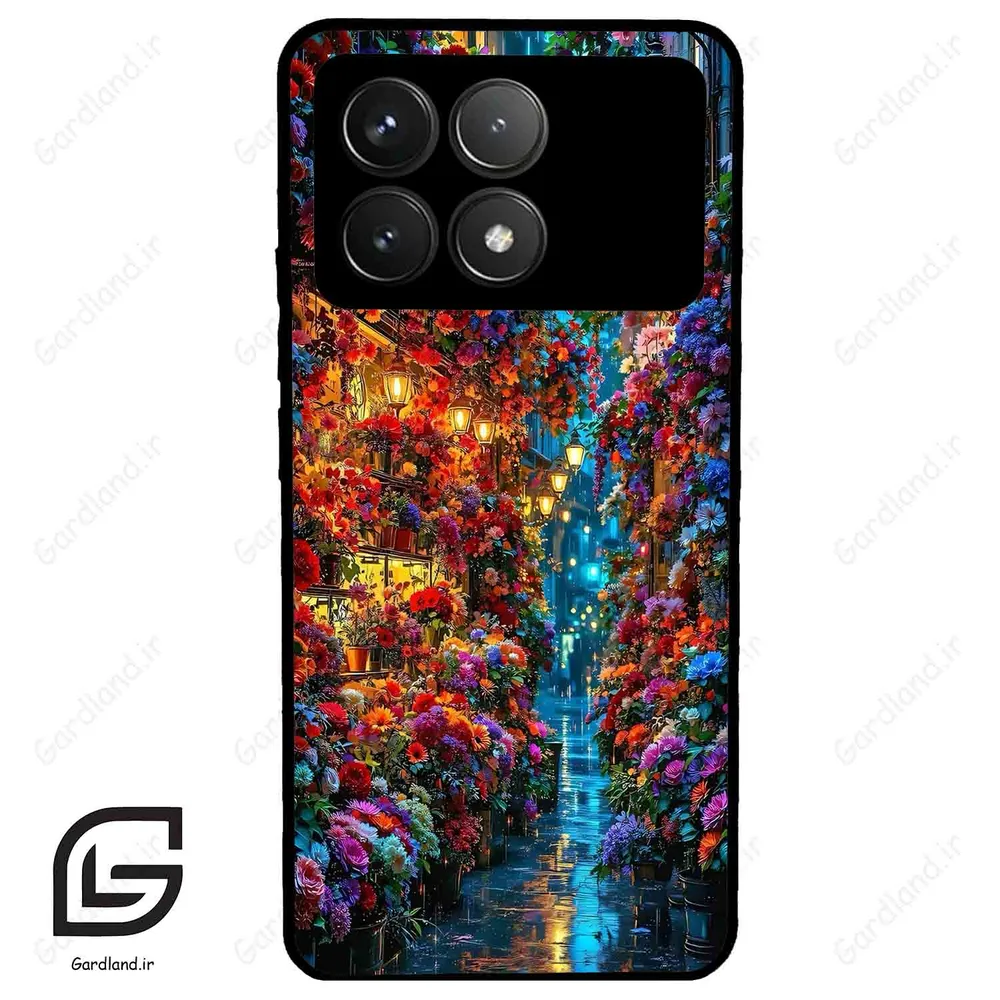 قاب گوشی شیائومی ردمی کی 70 (Redmi K70 ) طرح گل کد 2794