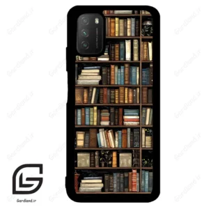 قاب گوشی شیائومی پوکو ام 3 (Poco M3 ) طرح کتابخانه کد 2533