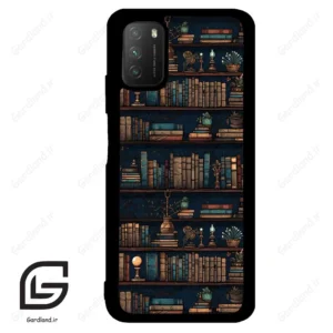 قاب گوشی شیائومی پوکو ام 3 (Poco M3 ) طرح کتابخانه کد 2536