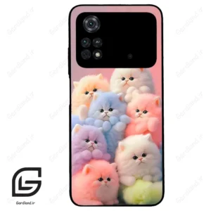 قاب گوشی شیائومی پوکو ام 4 پرو (Poco M4 Pro 4g ) طرح گربه کد 2073