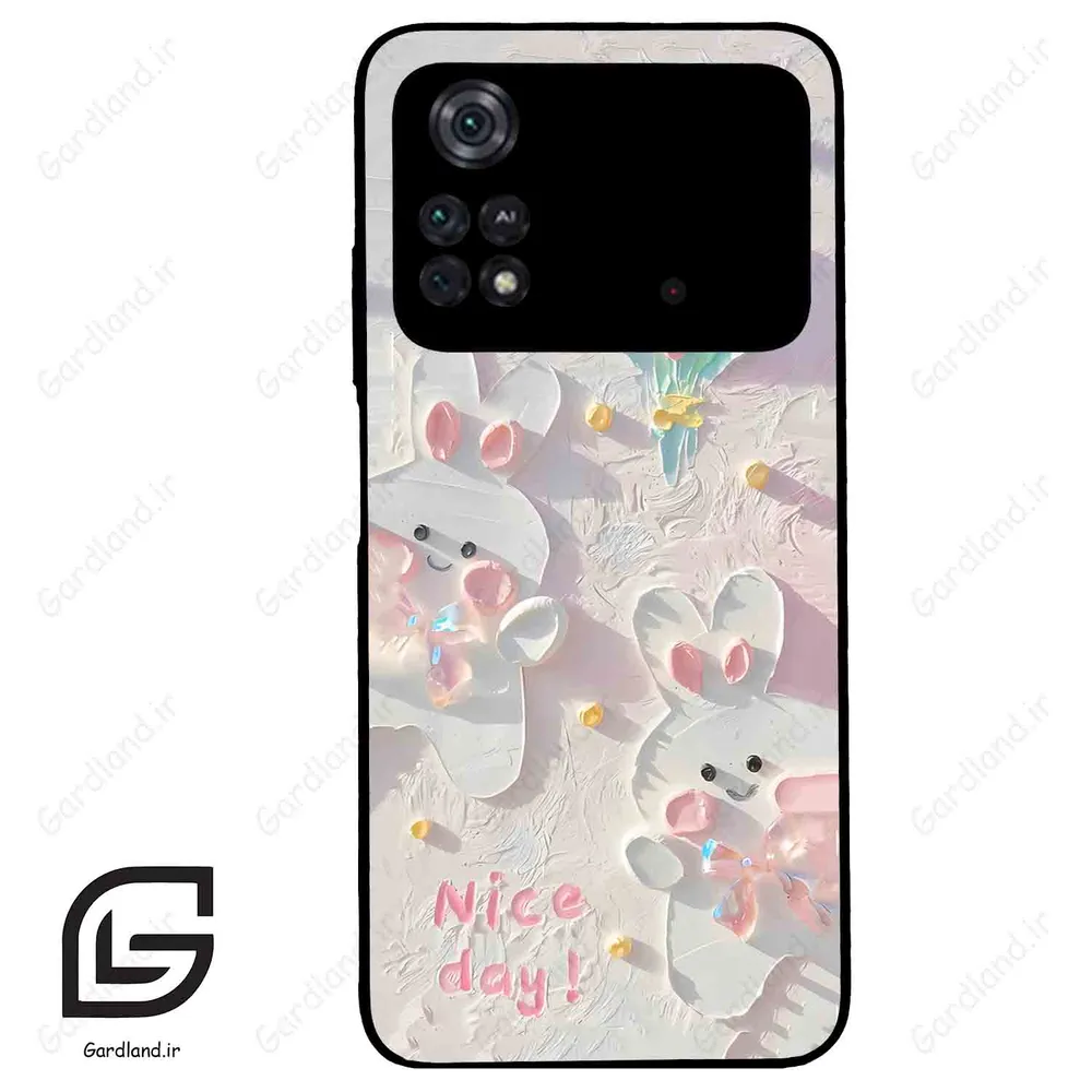 قاب گوشی شیائومی پوکو ام 4 پرو (Poco M4 Pro 4g ) طرح خرگوشی کد 2097