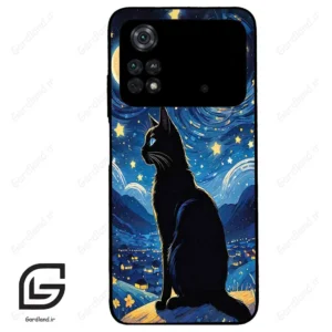 قاب گوشی شیائومی پوکو ام 4 پرو (Poco M4 Pro 4g ) طرح گربه کد 2438