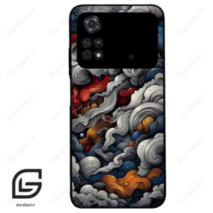 قاب گوشی شیائومی پوکو ام 4 پرو (Poco M4 Pro 4g ) طرح ابرنگی کد 2448
