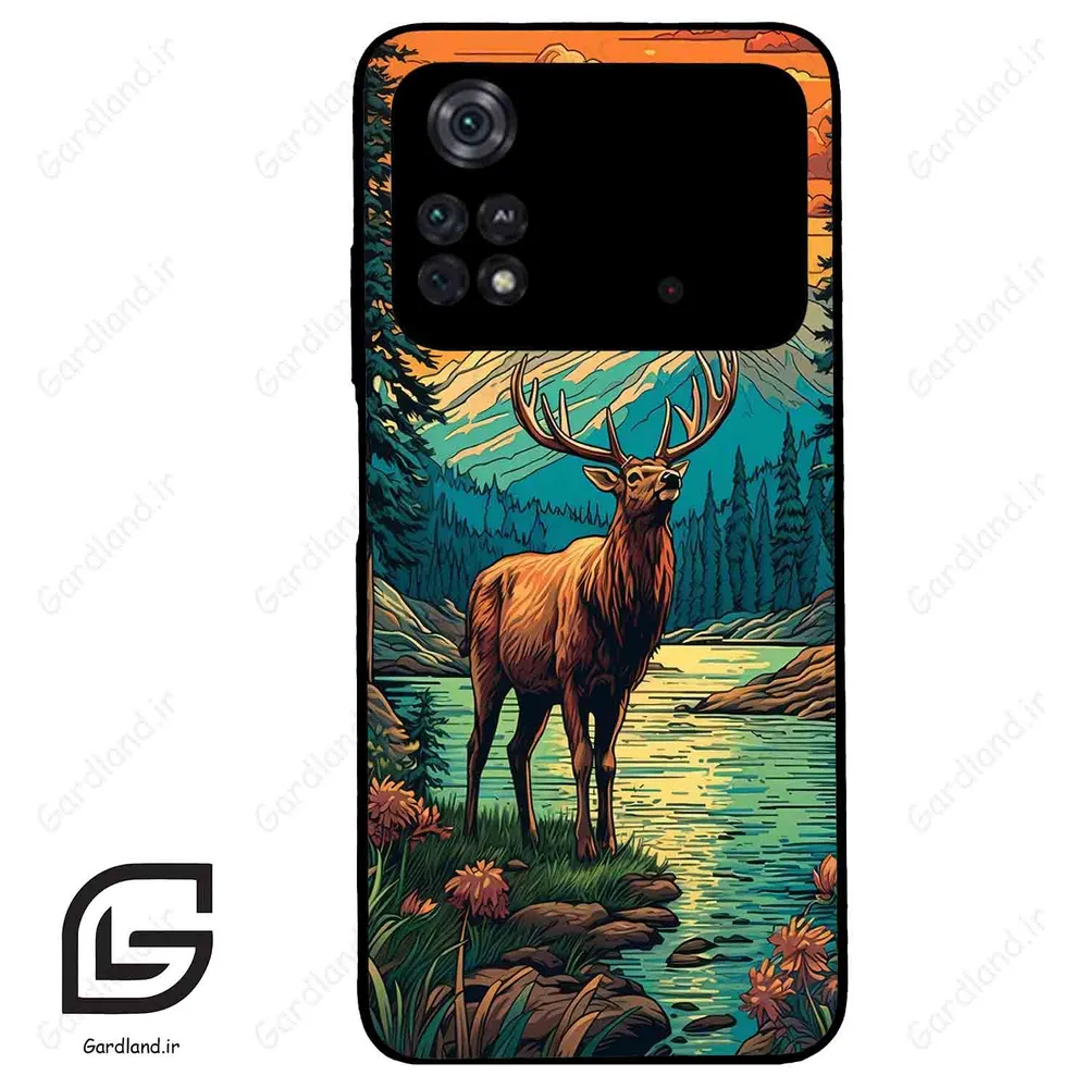قاب گوشی شیائومی پوکو ام 4 پرو (Poco M4 Pro 4g ) طرح گوزن کد 2471