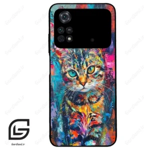 قاب گوشی شیائومی پوکو ام 4 پرو (Poco M4 Pro 4g ) طرح گربه کد 2488