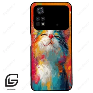 قاب گوشی شیائومی پوکو ام 4 پرو (Poco M4 Pro 4g ) طرح گربه کد 2489