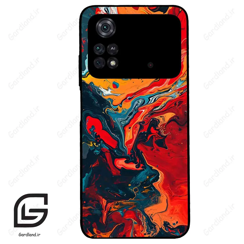 قاب گوشی شیائومی پوکو ام 4 پرو (Poco M4 Pro 4g ) طرح ابرنگی کد 2490