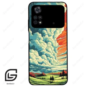 قاب گوشی شیائومی پوکو ام 4 پرو (Poco M4 Pro 4g ) طرح ابرنگی کد 2491