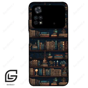 قاب گوشی شیائومی پوکو ام 4 پرو (Poco M4 Pro 4g ) طرح کتابخانه کد 2536