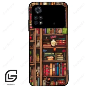 قاب گوشی شیائومی پوکو ام 4 پرو (Poco M4 Pro 4g ) طرح کتابخانه کد 2537