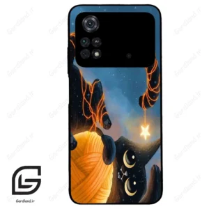 قاب گوشی شیائومی پوکو ام 4 پرو (Poco M4 Pro 4g ) طرح گربه کد 2654