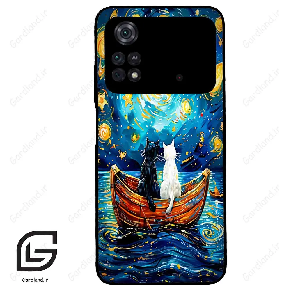 قاب گوشی شیائومی پوکو ام 4 پرو (Poco M4 Pro 4g ) طرح گربه کد 2727