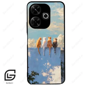 قاب گوشی شیائومی پوکو ام 6 (Poco M6 4g ) طرح گربه کد 2367
