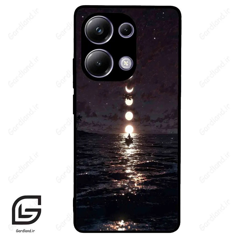 قاب گوشی شیائومی پوکو ام 6 پرو (Poco M6 Pro 4G ) طرح ماه کد 2353
