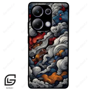 قاب گوشی شیائومی پوکو ام 6 پرو (Poco M6 Pro 4G ) طرح ابرنگی کد 2448