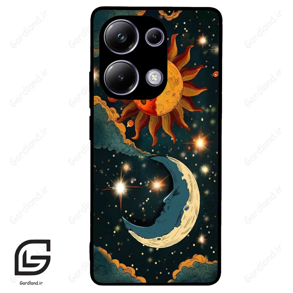 قاب گوشی شیائومی پوکو ام 6 پرو (Poco M6 Pro 4G ) طرح ماه کد 2474