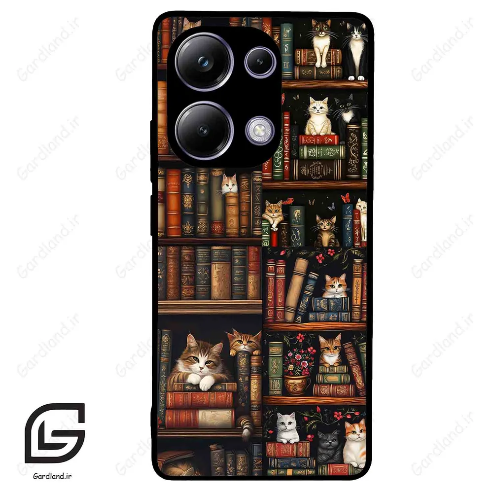 قاب گوشی شیائومی پوکو ام 6 پرو (Poco M6 Pro 4G ) طرح کتابخانه کد 2532