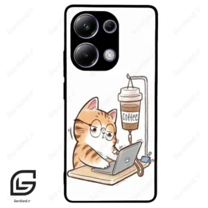 قاب گوشی شیائومی پوکو ام 6 پرو (Poco M6 Pro 4G ) طرح گربه کد 2617