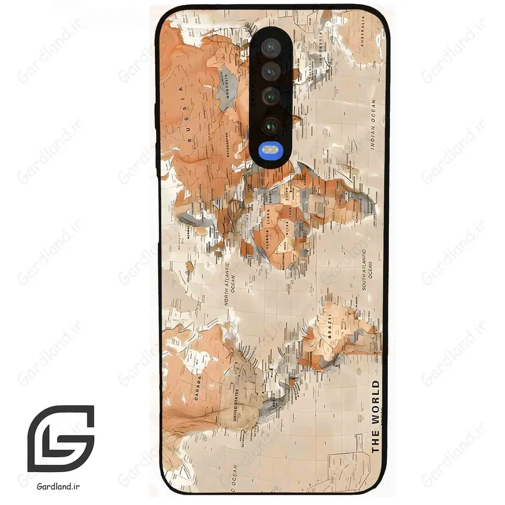 قاب گوشی شیائومی ردمی کی 30 (Redmi K30 ) طرح نقشه کد 2187