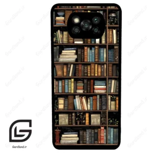 قاب گوشی شیائومی پوکو ایکس 3 (Poco X3 ) طرح کتابخانه کد 2533