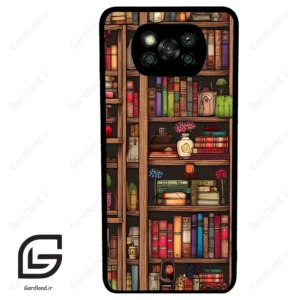 قاب گوشی شیائومی پوکو ایکس 3 (Poco X3 ) طرح کتابخانه کد 2537