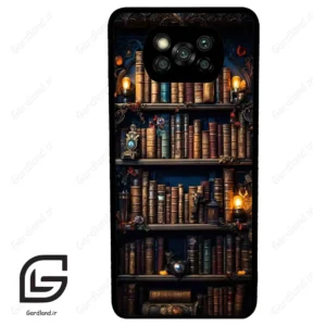 قاب گوشی شیائومی پوکو ایکس 3 (Poco X3 ) طرح کتابخانه کد 2541