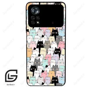 قاب گوشی شیائومی پوکو ایکس 4 پرو (Poco X4 Pro 5G ) طرح گربه کد 2019