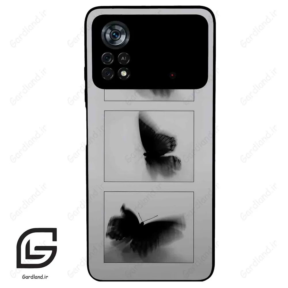 قاب گوشی شیائومی پوکو ایکس 4 پرو (Poco X4 Pro 5G ) طرح پروانه کد 2103