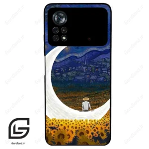 قاب گوشی شیائومی پوکو ایکس 4 پرو (Poco X4 Pro 5G ) طرح ماه کد 2125