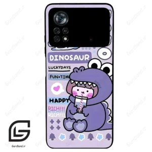 قاب گوشی شیائومی پوکو ایکس 4 پرو (Poco X4 Pro 5G ) طرح دایناسور کد 2155