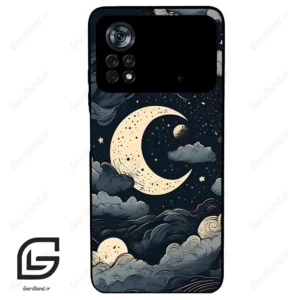 قاب گوشی شیائومی پوکو ایکس 4 پرو (Poco X4 Pro 5G ) طرح ماه کد 2173