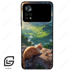 قاب گوشی شیائومی پوکو ایکس 4 پرو (Poco X4 Pro 5G ) طرح گربه کد 2203