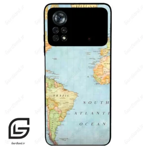 قاب گوشی شیائومی پوکو ایکس 4 پرو (Poco X4 Pro 5G ) طرح نقشه کد 2243