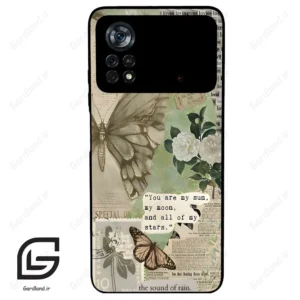قاب گوشی شیائومی پوکو ایکس 4 پرو (Poco X4 Pro 5G ) طرح پروانه کد 2244