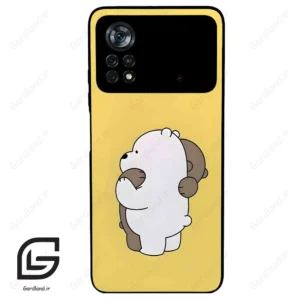 قاب گوشی شیائومی پوکو ایکس 4 پرو (Poco X4 Pro 5G ) طرح خرس کد 2251