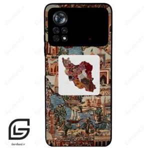قاب گوشی شیائومی پوکو ایکس 4 پرو (Poco X4 Pro 5G ) طرح نقشه ایران کد 2287