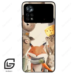 قاب گوشی شیائومی پوکو ایکس 4 پرو (Poco X4 Pro 5G ) طرح حیوانات کد 2338