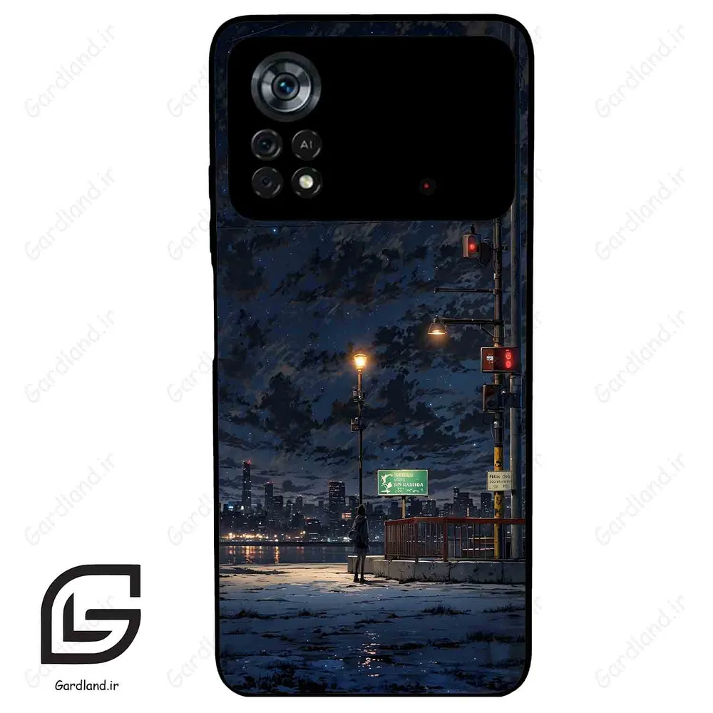 قاب گوشی شیائومی پوکو ایکس 4 پرو (Poco X4 Pro 5G ) طرح شب کد 2354