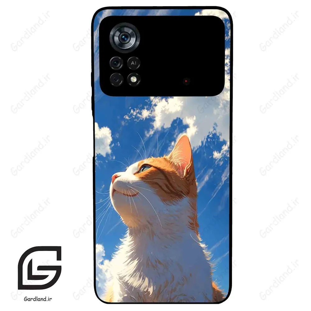 قاب گوشی شیائومی پوکو ایکس 4 پرو (Poco X4 Pro 5G ) طرح گربه کد 2366