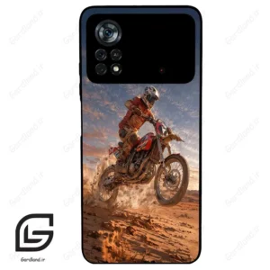 قاب گوشی شیائومی پوکو ایکس 4 پرو (Poco X4 Pro 5G ) طرح موتورسوار کد 2370