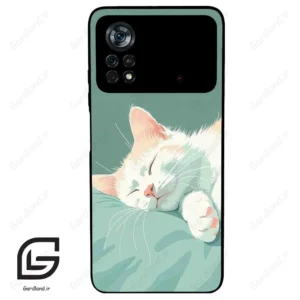 قاب گوشی شیائومی پوکو ایکس 4 پرو (Poco X4 Pro 5G ) طرح گربه کد 2403
