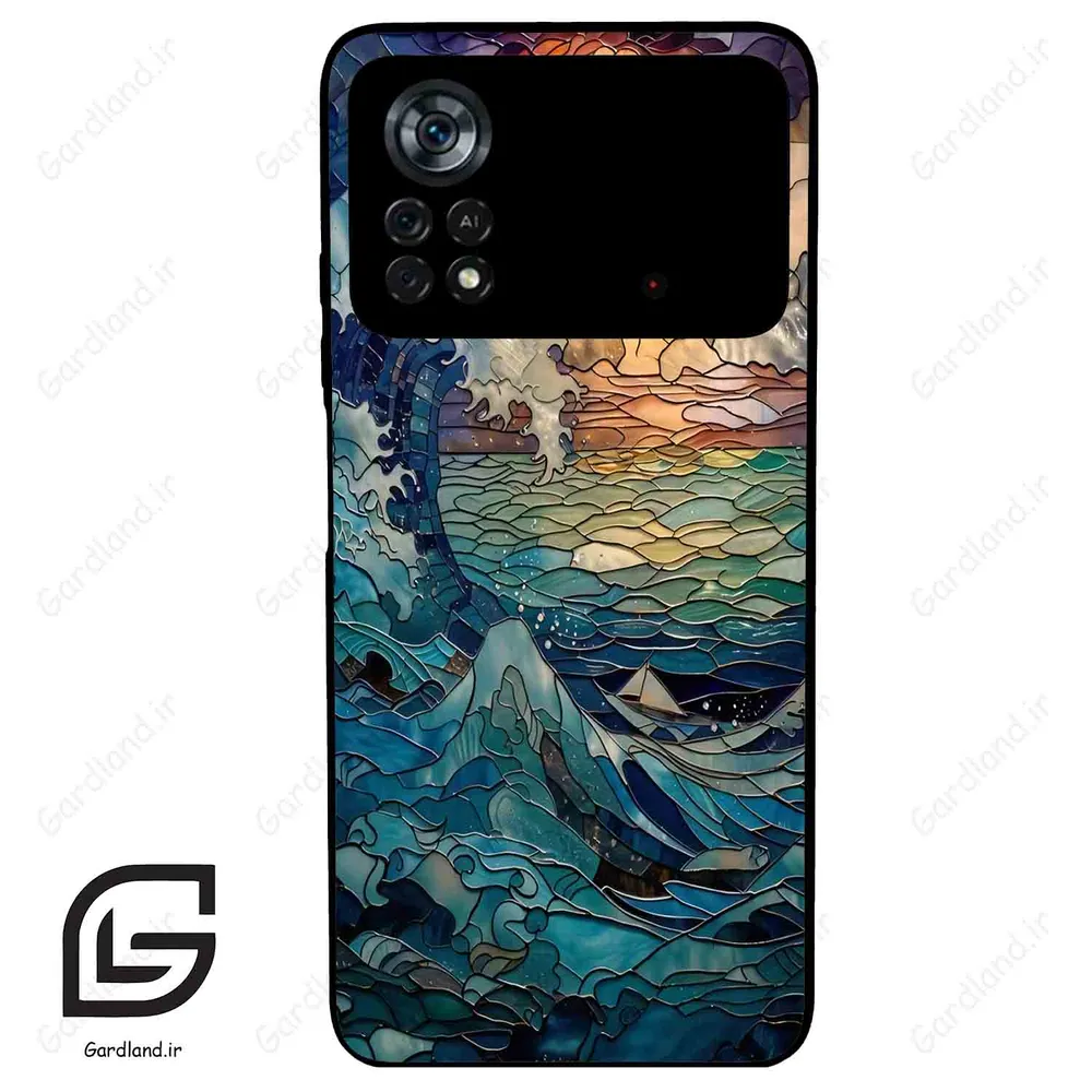 قاب گوشی شیائومی پوکو ایکس 4 پرو (Poco X4 Pro 5G ) طرح موج کد 2413