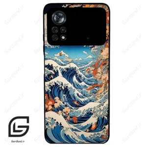 قاب گوشی شیائومی پوکو ایکس 4 پرو (Poco X4 Pro 5G ) طرح موج کد 2418