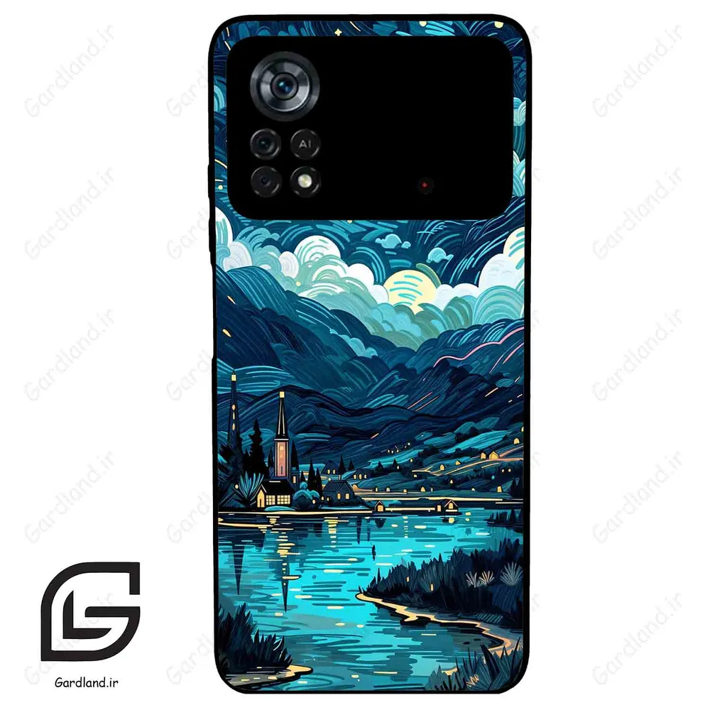 قاب گوشی شیائومی پوکو ایکس 4 پرو (Poco X4 Pro 5G ) طرح شب کد 2425