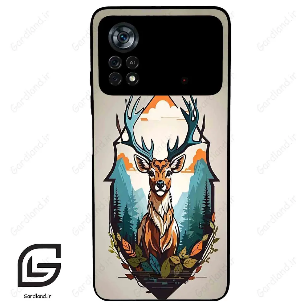 قاب گوشی شیائومی پوکو ایکس 4 پرو (Poco X4 Pro 5G ) طرح گوزن کد 2429