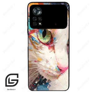 قاب گوشی شیائومی پوکو ایکس 4 پرو (Poco X4 Pro 5G ) طرح گربه کد 2437