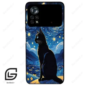 قاب گوشی شیائومی پوکو ایکس 4 پرو (Poco X4 Pro 5G ) طرح گربه کد 2438