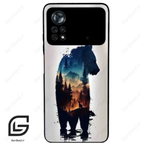 قاب گوشی شیائومی پوکو ایکس 4 پرو (Poco X4 Pro 5G ) طرح خرس کد 2449