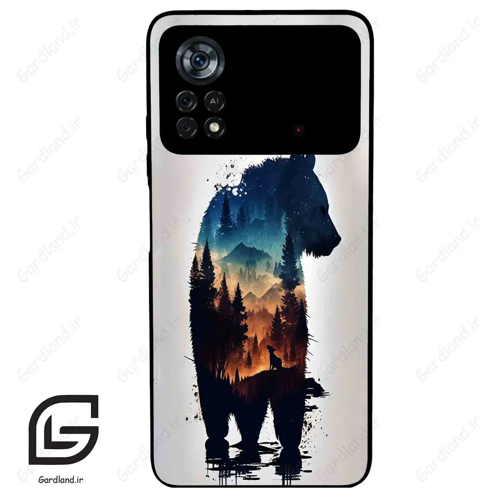 قاب گوشی شیائومی پوکو ایکس 4 پرو (Poco X4 Pro 5G ) طرح خرس کد 2449