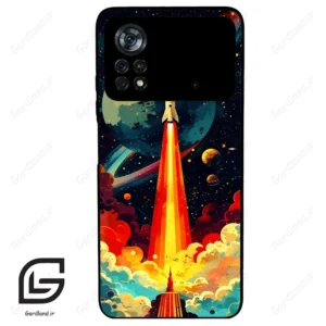 قاب گوشی شیائومی پوکو ایکس 4 پرو (Poco X4 Pro 5G ) طرح موشک کد 2463